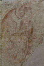 Pisa, Museo delle sinopie:
“Annunciazione”, sinopia di Benozzo Gozzoli, preparatoria agli