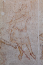 Pisa, Museo delle sinopie:
“Giudizio Universale”.  Sinopia preparatoria degli affreschi di