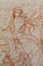 Pisa, Museo delle sinopie: ”Trionfo della Morte”, sinopia preparatoria agli affreschi di Buonamico