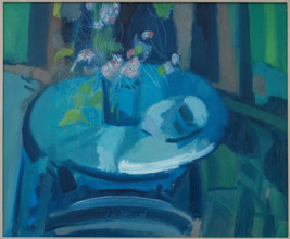 Collezione Assicoop Unipol, inv. n°890;
Gianni Valieri (1928-2017);  “Natura morta”; olio su tela,