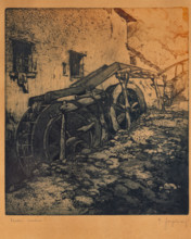 Collezione Assicoop Unipol, inv. n°  894: 
Giovanni Forghieri (1898-1944); “Vecchio mulino”;