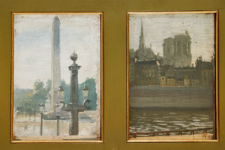 Collezione Assicoop Unipol, inv. n°967: 
Mario Vellani Marchi (1895 - 1979); “Scorci di Parigi”