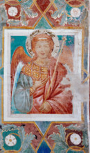 Assisi, Basilica superiore di San Francesco, transetto meridionale, parete meridionale, archivolto