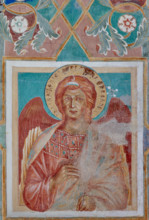 Assisi, Basilica superiore di San Francesco, transetto meridionale, parete meridionale, archivolto