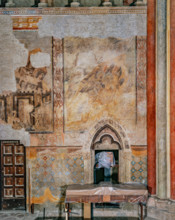 Assisi, Basilica superiore di San Francesco, transetto meridionale, parete ovest: “S. Giovanni e