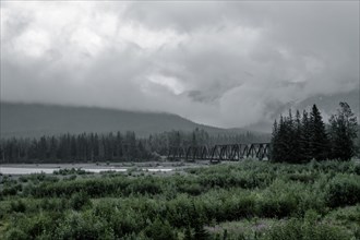 Pont près d'Homer, Alaska