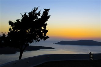 View of the Caldeira, Santorini, Greece