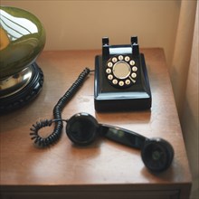 Rotary Phone with Receiver Off the Hook
