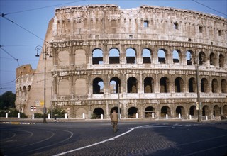 Colosseum, Rome, Italy, 1956