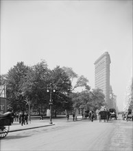 Fifth Avenue Looking South To Flatiron Building, New York City, New York, USA, Detroit Publishing Company, 1905