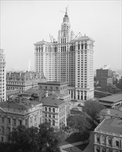 New Municipal Building, New York City, New York, USA, Detroit Publishing Company, 1914
