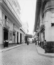 Street Scene, Havana, Cuba, Detroit Publishing Company, 1900