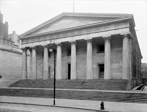Second Bank of the United States, Philadelphia, Pennsylvania, USA, Detroit Publishing Company, 1905