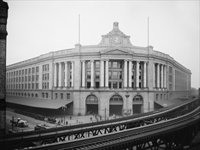South Terminal Station, Boston, Massachusetts, USA, Detroit Publishing Company, 1904