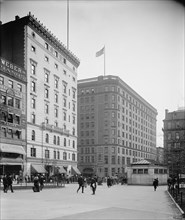 Masonic Temple and Hotel Touraine, Boston, Massachusetts, USA, Detroit Publishing Company, 1904