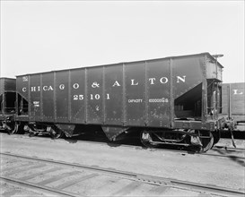 Standard Coal Car, Chicago & Alton Railway, Detroit Publishing Company, 1900