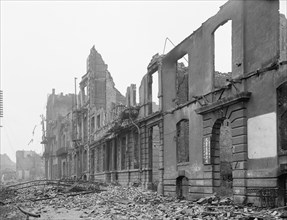 Ruins at Edge of Chinatown after Earthquake, San Francisco, California, USA, Detroit Publishing Company, 1906