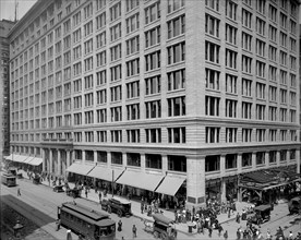 Marshall Field's Store, Chicago, Illinois, USA, Detroit Publishing Company, 1908