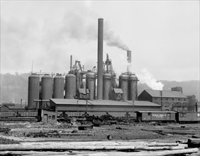 Carnegie Steel Company, "Lucy" Furnace, Pittsburgh, Pennsylvania, USA, Detroit Publishing Company, 1910