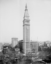 Metropolitan Life Insurance Building and Tower, Madison Square, New York City, New York, USA, Detroit Publishing Company, 1910