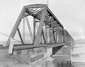 International Bridge, Buffalo, New York, USA, Detroit Publishing Company, 1910