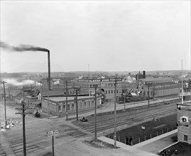 Glazier Stove Company, General View of Factory, Chelsea, Michigan, USA, Detroit, Michigan, USA, 1905