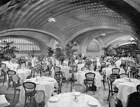 Restaurant, Grand Central Terminal, New York City, New York, USA, Detroit Publishing Company, 1915