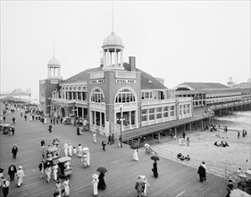 Steel Pier, Atlantic City, New Jersey, USA, Detroit Publishing Company, 1915