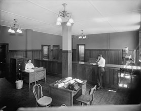 Office Scene, Buhl Stamping Company, Detroit, Michigan, USA, Detroit Publishing Company, 1910