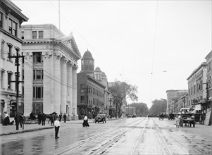 North Street Looking South, Pittsfield, Massachusetts, USA, Detroit Publishing Company, 1910