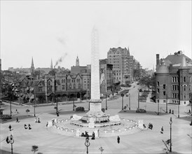 McKinley Monument, Buffalo, New York, USA, Detroit Publishing Company, 1910