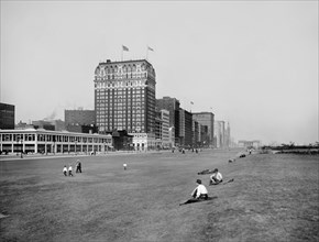 Grant Park, Chicago, Illinois, USA, Detroit Publishing Company, 1915