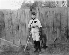Portrait of Boy in Baseball Uniform, USA, Detroit Publishing Company, 1915
