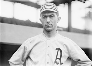 Frank "Home Run" Baker, Major League Baseball Player, Philadelphia Athletics, Portrait, Harris & Ewing, 1914