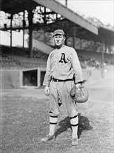 Jack Lapp, Major League Baseball Player, Philadelphia Athletics, Portrait, Harris & Ewing, 1914