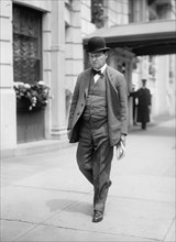 Clarence Darrow, American Lawyer, Walking on Sidewalk, USA, Harris & Ewing, 1915