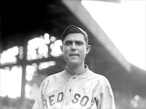 Ernie Shore, Major League Baseball Player, Boston Red Sox, Portrait, Harris & Ewing, 1915
