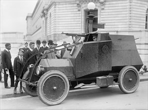 U.S. Army Armored Car, Washington DC, USA, Harris & Ewing, 1916