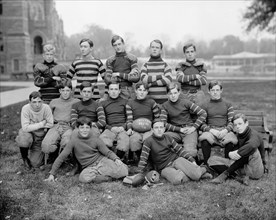 Georgetown University Football Team, Junior Preps, Portrait, Washington DC, USA, Harris & Ewing, 1906