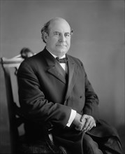 William Jennings Bryan (1860-1925), American Politician and participant in the Famous Scopes Trial of 1925, Portrait, Harris & Ewing, early 1900's