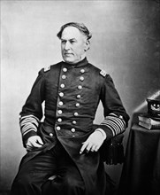 Admiral David G. Farragut, U.S. Navy, Portrait, Harris & Ewing, 1865