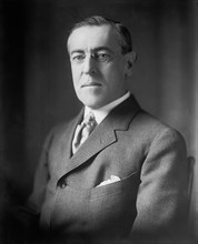 U.S. President Woodrow Wilson, Portrait, Harris & Ewing, 1910's