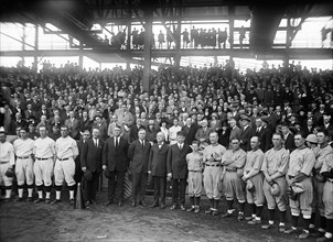 World Series Baseball Game, Washington Senators and New York Giants, Griffith Stadium, Washington DC, USA, Harris & Ewing, October 1924