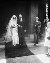 Cornelia Vanderbilt and John Cecil, Wedding Day, Asheville, North Carolina, USA, Harris & Ewing, April 29, 1924