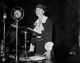Eleanor Roosevelt Speaking at Red Cross Convention, Washington DC, USA, Harris & Ewing, 1936