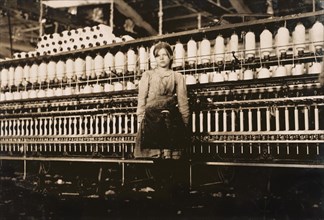 Portrait of 12-year-old Girl at Cotton Mill, Roanoke, Virginia, USA, Lewis Hine, 1911
