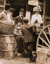 Young Vendor at Street Market, Wilmington, Delaware, USA, Lewis Hine, 1910