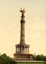 Triumphal Column, Berlin, Germany, Photochrome Print, Detroit Publishing Company, 1900