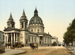 St. Alexander's Church, Warsaw, Poland, Photochrome Print, Detroit Publishing Company, 1900