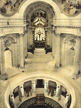 Napoleon's Tomb, Les Invalides, Paris, France, Photochrome Print, Detroit Publishing Company, 1900